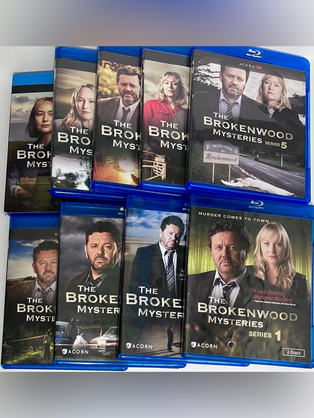 THE BROKENWOOD MYSTERIES Series 1-9 BLU-RAY / 21 Discs, EXCELLENT Used Condition